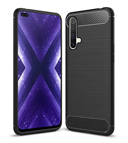 Image of Amazon Brand - Solimo Back Cover Case for Realme X3 / Realme X3 SuperZoom | Compatible for Realme X3 / Realme X3 SuperZoom Back Cover Case | 360 Degree Protection |Soft and Flexible(TPU | Matte Black)