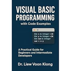 VISUAL BASIC PROGRAMMING WITH CODE EXAMPLES Audiolibro Por Voon Kiong Liew arte de portada