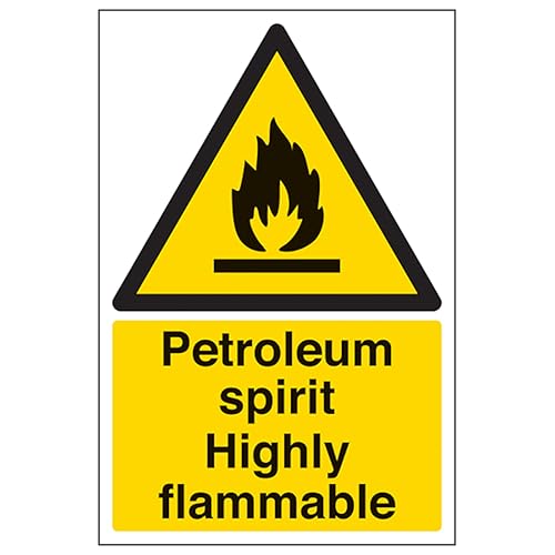 Panneau Petroleum Spirit V Safety aluminium anti UV 300x400