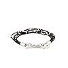 Lucky Brand Silver Leather Bracelet