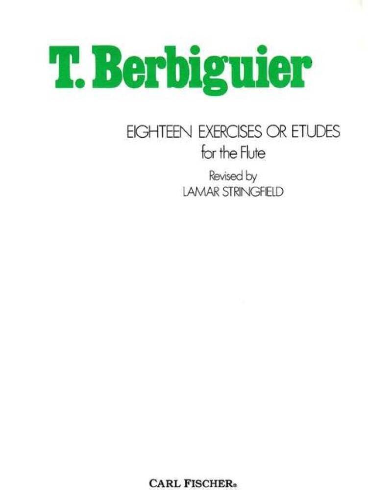 Partition flute traversiere : les 18 exercices et etudes indispensables