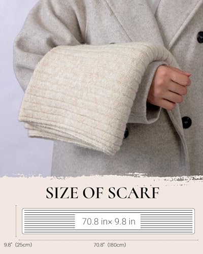 DOFOWORK Scarf for Women - Knit Winter Scarf2