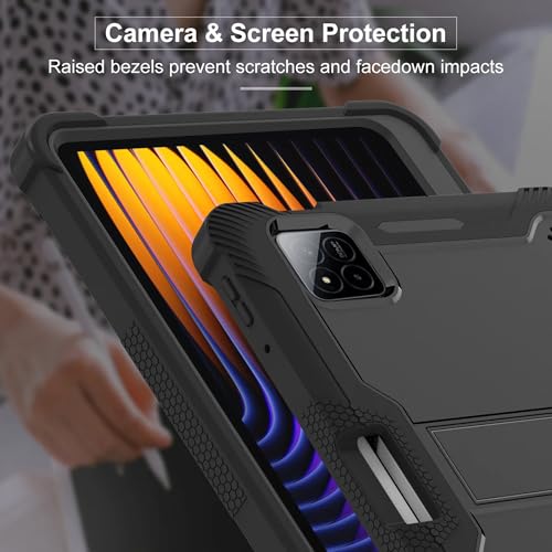 Image of TGK Rugged Hybrid Case for Xiaomi Mi Pad 7 11.2 inch Cover /Pad 7 Pro Black