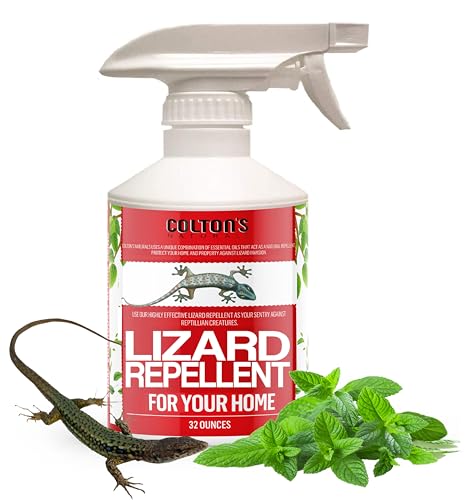 Colton's Naturals Lizard Repellent 32 OZ Reptile Deterrent Outdoor or Indoor 100% Natural Spray