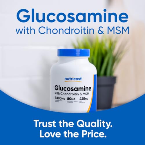 Nutricost Glucosamine with Chondroitin & MSM