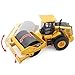 QuirkyGlee Remote Control Road Roller Toy, RC Road Roller Truck Construction Toys Vehicle 7 Channel with Sound and Lights, Garbage Truck Toys Birthday Gifts for Boys Adults & Kids