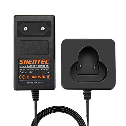 Shentec 10.8V-12V Cargador de Batería Compatible con Makita BL1013 BL1014 194550-6 194551-4 195332-9 Baterías de iones de litio de 12V (no para baterías de Ni-MH/Ni-Cd)