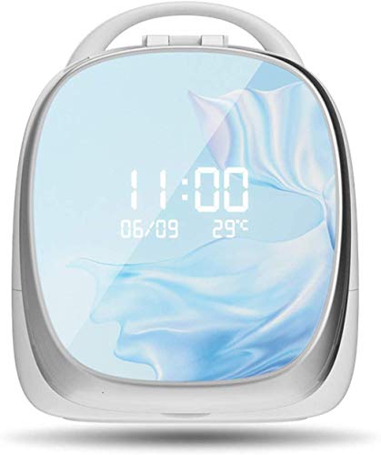 Juflix Smart Makeup Organizer Box, LED Display, Modern Jewelry and Cosmetic Storage Display Boxes with LED Lighted Mirror, Cosmetic Storage for Bathroom, Dresser, Vanity (XL, Multicolour)