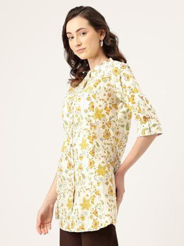 Image of Printed Mandarin Shirt - Casual & Chic (S-3XL)