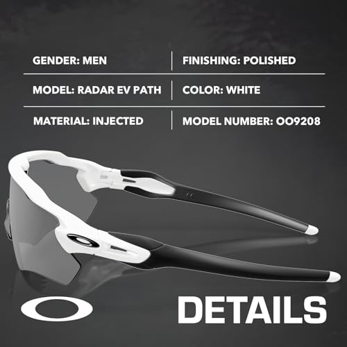 Image of Oakley RADAR EV PATH OO9208 Shield Shape Sunglasses With Official Eyewear Kit