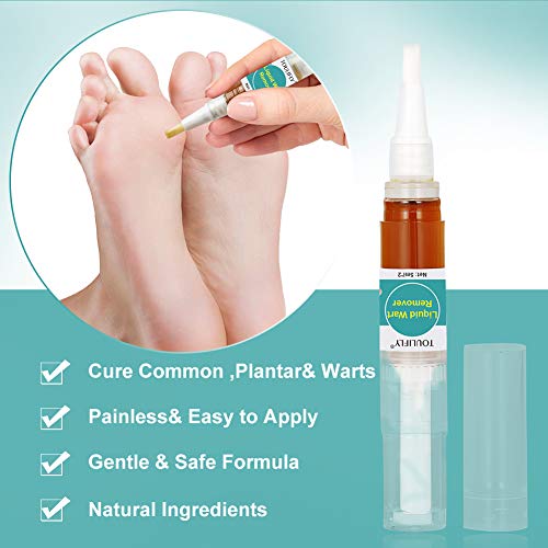Wart Remover,Foot Wart Remover,Plantar Wart Remover,Wart Remover Liquid Pen Corn Callus Remover Liquid for Common Warts Plantar Corn Callus Stops Wart Regrowth