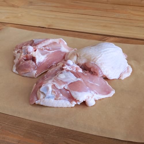 j[W[hY `L Ⓚ { t  q  400g Certified Free-Range Pasture-Raised Chicken Bone-In Thighs