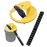 Flip N-Slide Bucket Lid Mouse / Rat Trap Cat Pattern Mouse Slide Traps Automatically Resets Humane Trap Door Style, Compatible with 5 Gallon Bucket, Multi Catch Mice Control Traps