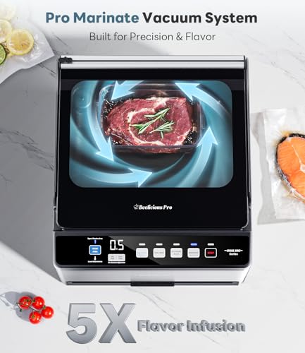 Image of DualCore CVS101 Chamber Vacuum Sealer for Liquids & Sous Vide, 6L Dual Vacuum Zones & Extra-Wide Bag Clamp, 230W Dual-Core Dry Pump x4, Commercial-Grade Food Packaging Machine for Home Use