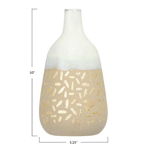 Main + Mesa 10\"H Stoneware Vase - Thumbnail 6
