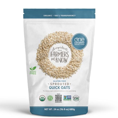 One Degree Organics Sprouted Quick Oats, 24oz