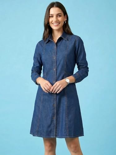 Image of ADDYVERO Women Balloon Sleeve Viscose Rayon Fit & Flare Printed Dress Detailing Above Knee /Mini