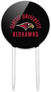 Acrylic Seattle Redhawk Cake Topper Party Decoration for Wedding Anniversary Birthday Graduation