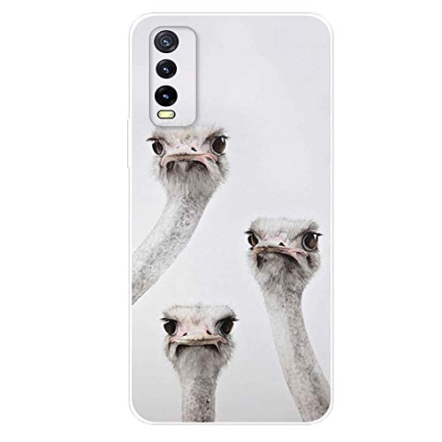 YZKJ Hülle für Vivo Y20i V2027 Cover,Weiche Handytasche Transparent TPU Handyhülle Silikon Tasche Schale Case Schutzhülle für Vivo Y20i V2027 (6.51") - ZQ34 Cover