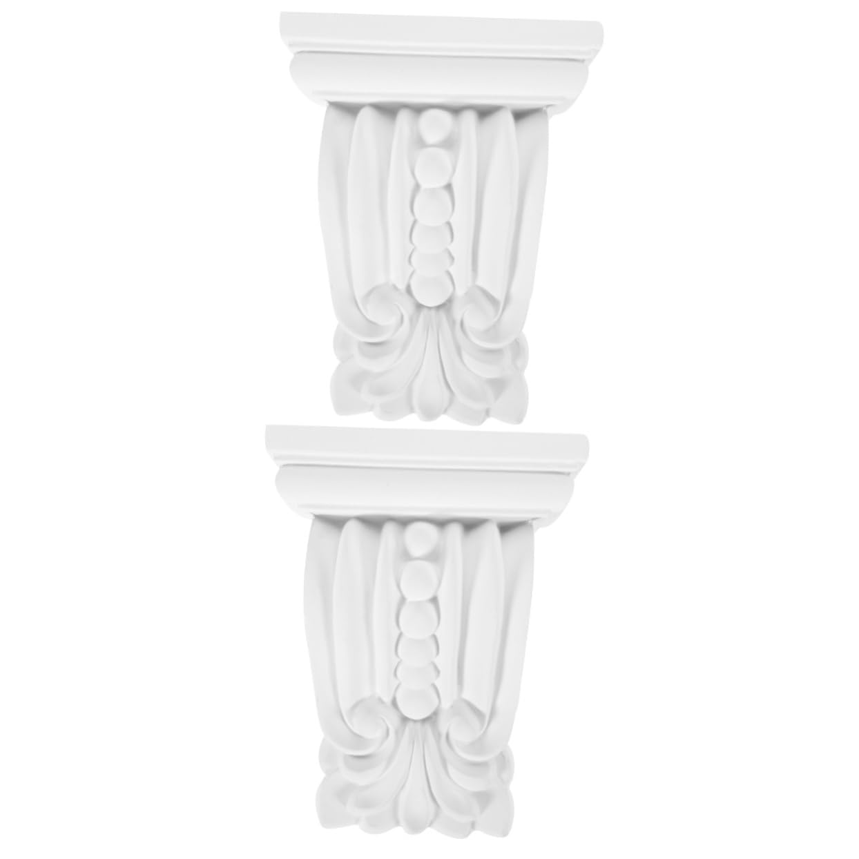 IMIKEYA 2 Stück Römische Kapitelle Und Konsolen Vintage Heimdekoration Hausdekorationen Für Zuhause Konsolen Ohne Gips Dekorative Konsolen Für Zuhause Robuste Konsolen