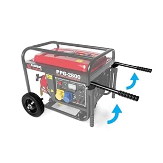 2.8 kVA Portable Petrol Generator & Wheel Set