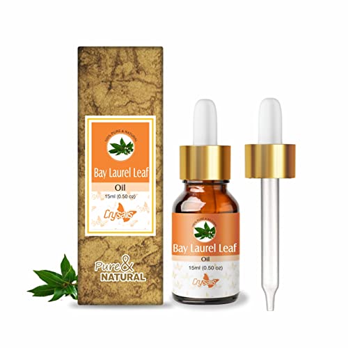 Image of Crysalis Bay Laurel Leaf (Laurus Nobilis) Oil|100% Pure & Natural Undiluted Essential Oil Organic Standard For Skin & Hair Care|Therapeutic Grade Oil- 15ml with dropper