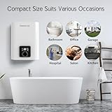 2.65 Gallon Electric Mini Tank Water Heater, 110V 1500W Instant Hot Water Heater, Compact Electric Storage Water Heater, Point of Use On Demand Under Sink Water Heater for Home Kichen Bathroom - Image 5