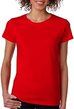 Pack 1 or 2 Women's T-Shirts, Short Sleeve 100% Cotton, Breathable and Lightweight Round Neck T-Shirt, Eight Solid Colours, Comfortable and Soft, Basic T-Shirt, Casual, Sizes S, M, L, XL