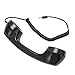 Retro Phone Handset, 3.5mm Cell Phone Receiver, Radiation Proof, HandheldCell Phone Telephone Handset for Mobile Phones Computers (Black)