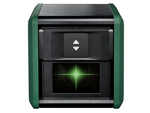 Bosch Home and Garden Laser lignes Quigo Green de Bosch avec trépied (laser vert pour une meilleure visibilité, boîtier en plastique recyclé, dans boîte carton e-commerce)