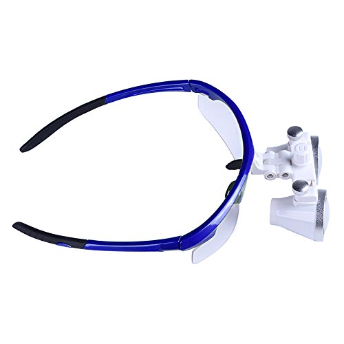 Loupes binoculaires dentaires portables en verre optique 3.5X-R avec lampe LED