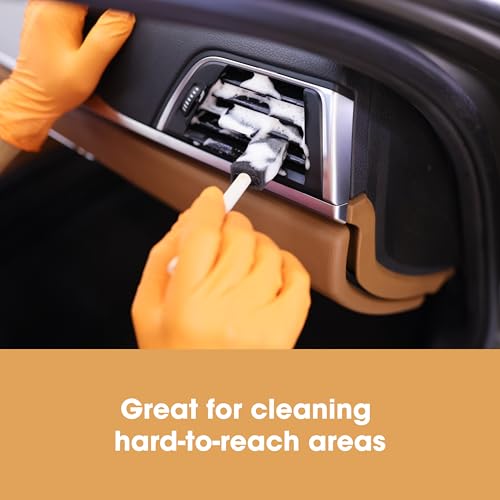 Schaumstoffpinsel zum Auftragen von Farbstoff, Farbe, Beize, Lack und Öl auf Holz Perfekt für Kunst, Handwerk, Reinigung und mehr 4-teiliges Set