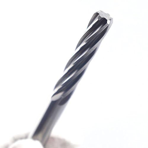 Escariador de máquina de carburo, fresadora de Metal CNC con dos lugares decimales, flauta espiral de 1,91 a 3,82mm, tolerancia sin recubrimiento, 1 ud. (Size : 2.85mm)