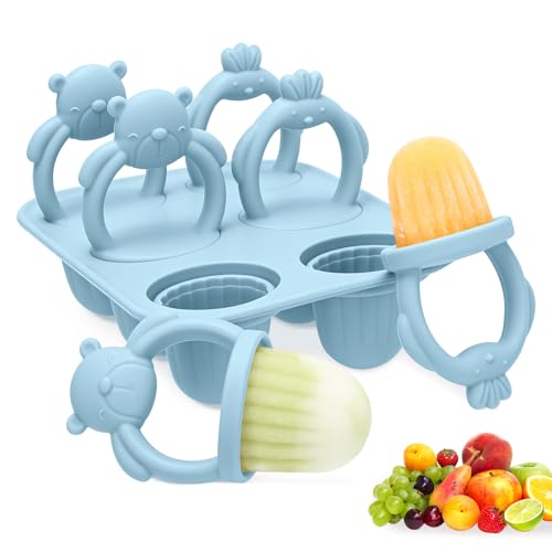Baby Food Safe Silicone Ice Lolly Moulds 6X 17ml Mini Popsicle Moulds