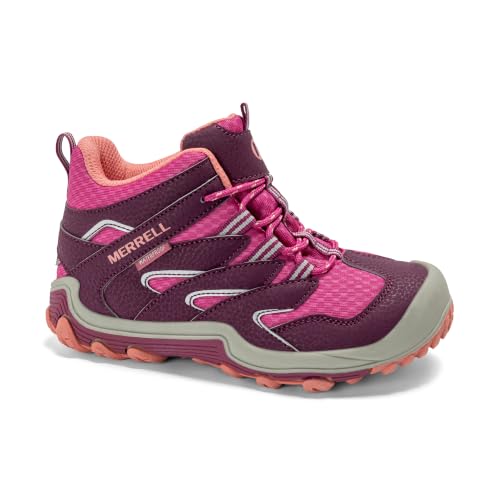 Image of Merrell Kids' Chameleon 7 Access Mid Waterproof Hiking Boot