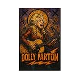 ZYGNBHL Country Singer Dolly_Parton Poster für Haus, 