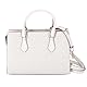 Michael Kors Sheila Medium Signature Logo und Metallic Satchel (Hellgold), pale gold