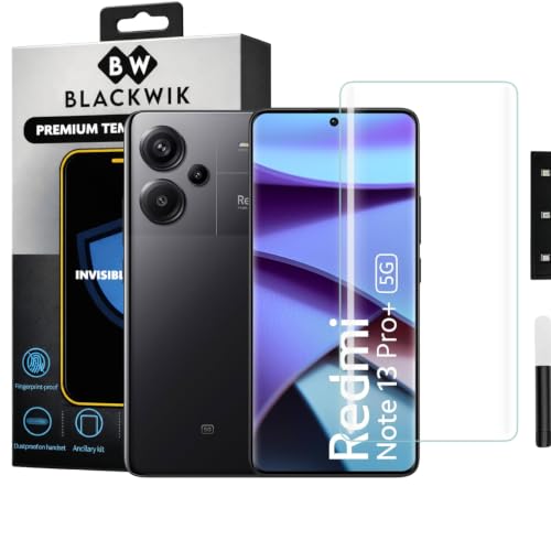 Image of Blackwik UV Curved Tempered Glass for Xiaomi Redmi Note 13 Pro Plus