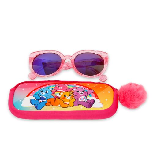 Care Bears Sunglasses for Kids Set - Bundle with Pink Toddler Sunglasses with Glasses Case for Girls, Kids Plus Stickers, More | Care Bears Accessories for Toddler Girls2