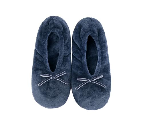 Panda Bros Women's Ballerina Slipper Socks - One Pair Anti-Skid Comfy Warm Ballet Style House Slippers for Indoor Home, Winter, Wedding, and Birthday Gifts for Women