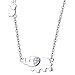 Produktbild HUKJ S925 Silber Elefant Halskette Mode Mit Diamanten, Mode Niedliche Größe Elefant Tier Schlüsselbein Kette Weiblich
