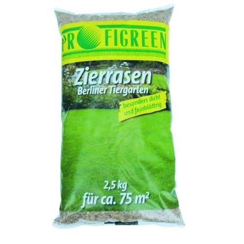 Zierrasen Berliner Tiergarten 2,5 kg – Hochwertige Garten-Rasensamen für...
