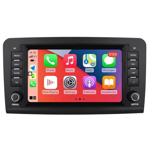 RoverOne Automotivo Radio Estéreo para Mercedes Benz W164 ML300 ML320 ML350 X164 GL320 GL350 com Car