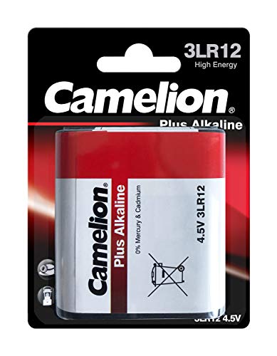 Camelion 3LR12 4.5V Plus Alkaline Flat Battery