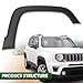 LQI Fender Flares Compatible with Jeep Renegade 2015-2021 Front Right Fender Wheel Opening Molding Guardabarros, Factory Style, 5XB67LXHAA, CH1790104