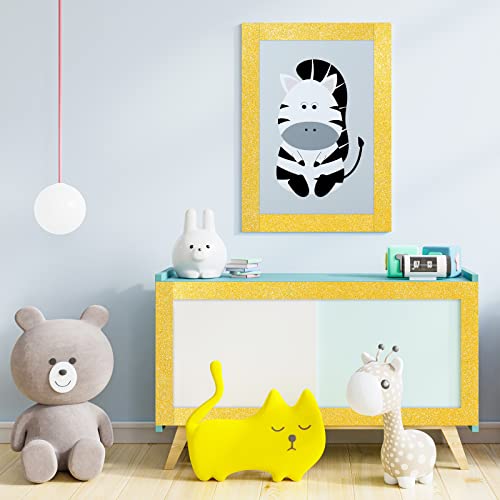 Aodaer 65.6 Feet Straight Bulletin Board Borders Glitter Border Trims Decorative Bulletin Board Trim For School, Classroom Decoration (Gold) #TOP6