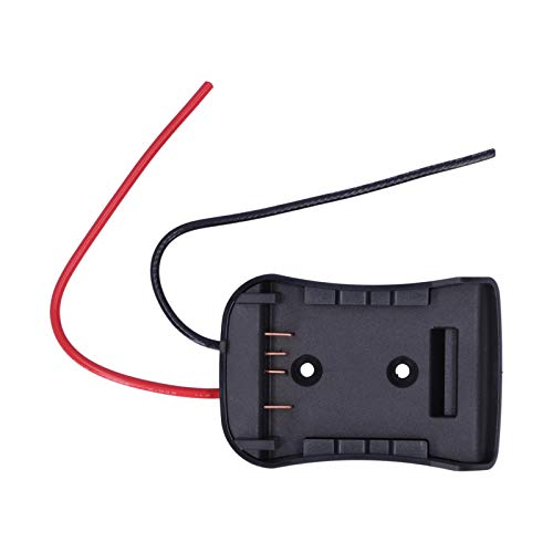 Adaptador de bateria com furos de fixação para conectores de energia série de bateria Dewalt 20V 18V