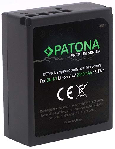 PATONA Premium Batterie de rechange pour Olympus BLH-1 (entièrement décodage / véritable 2040 mAh) Olympus OM-D E-M1 Mark II et OM-D E-M1X