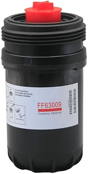 FF63009 Fuel Filter, Fits for Cummins B/L Series 6.7L Diesel Engines, Filtration Element 10 Micron 5303743 FF63054NN FF63008 BF63000 FH22168 FF63054NN