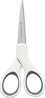 Tesoura de artesanato Westcott 16376, 12 cm, branco/cinza